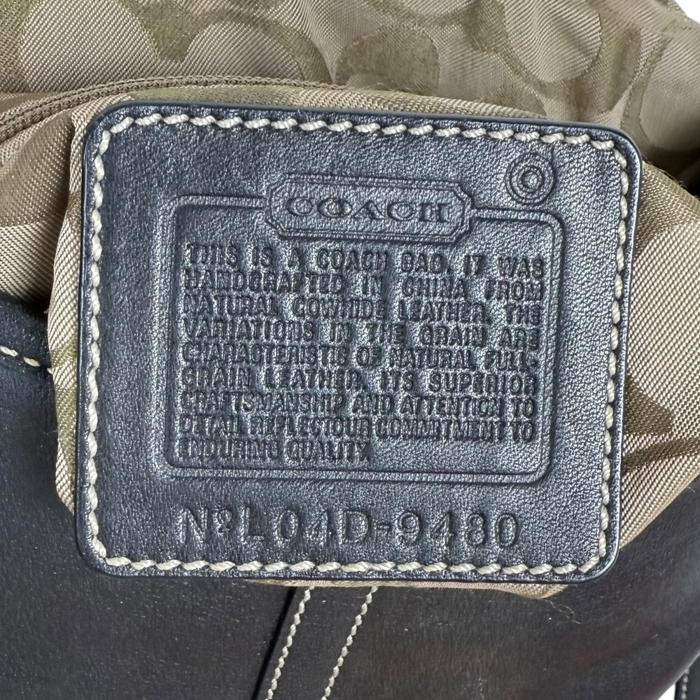 Vintage Coach Y2K 2004 Soho Black Leather Buckle Flap Shoulder Bag – Style 9480 - Picture 15 of 16